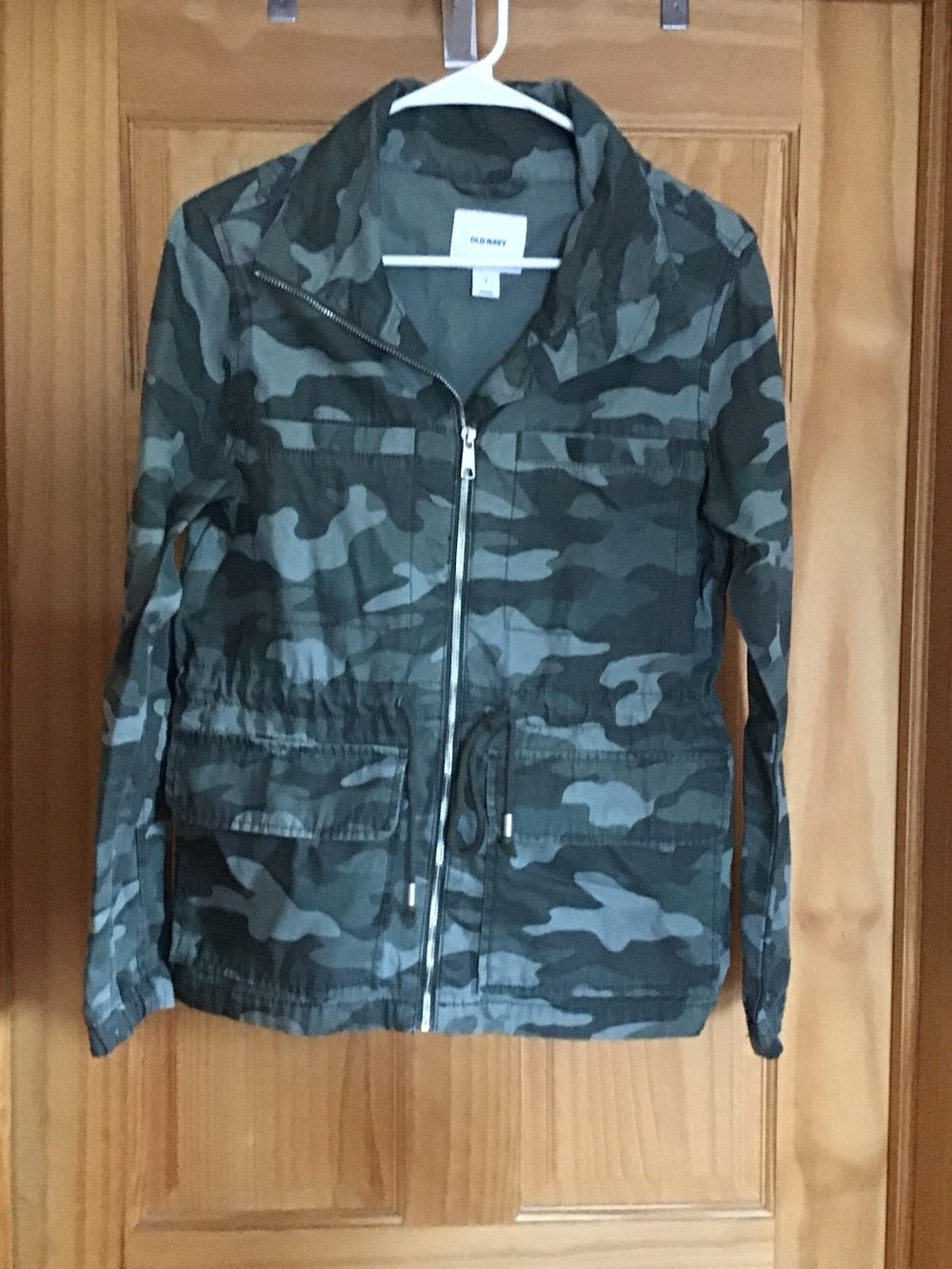 Woman’s camo jacket